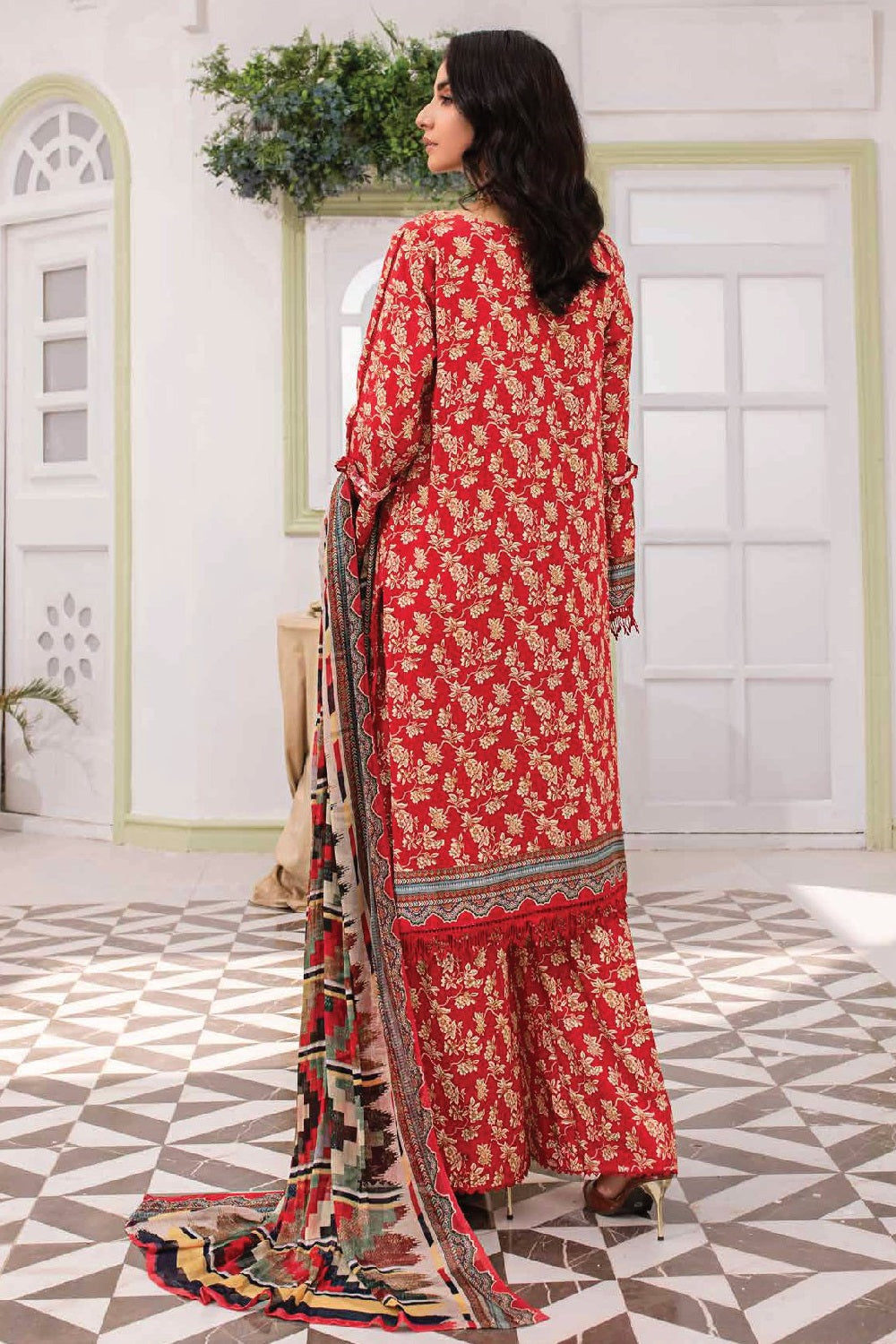 Aalaya Coral Print Viscose D-04, photo 2