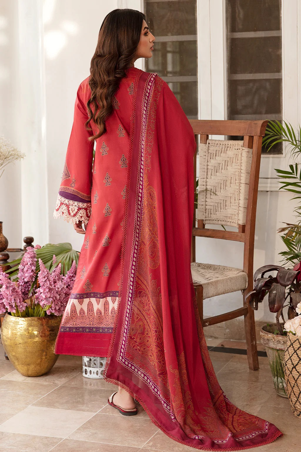 Afrozeh Rangreza Lawn D-04 (Elayne), photo 2