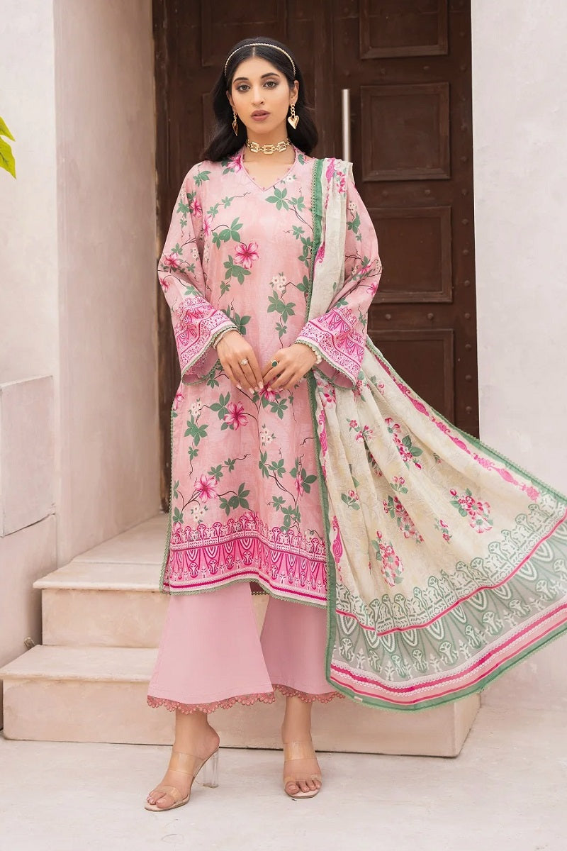 Murashe Salwa Print Lawn D-04 – Murashe 3-piece unstitched suit