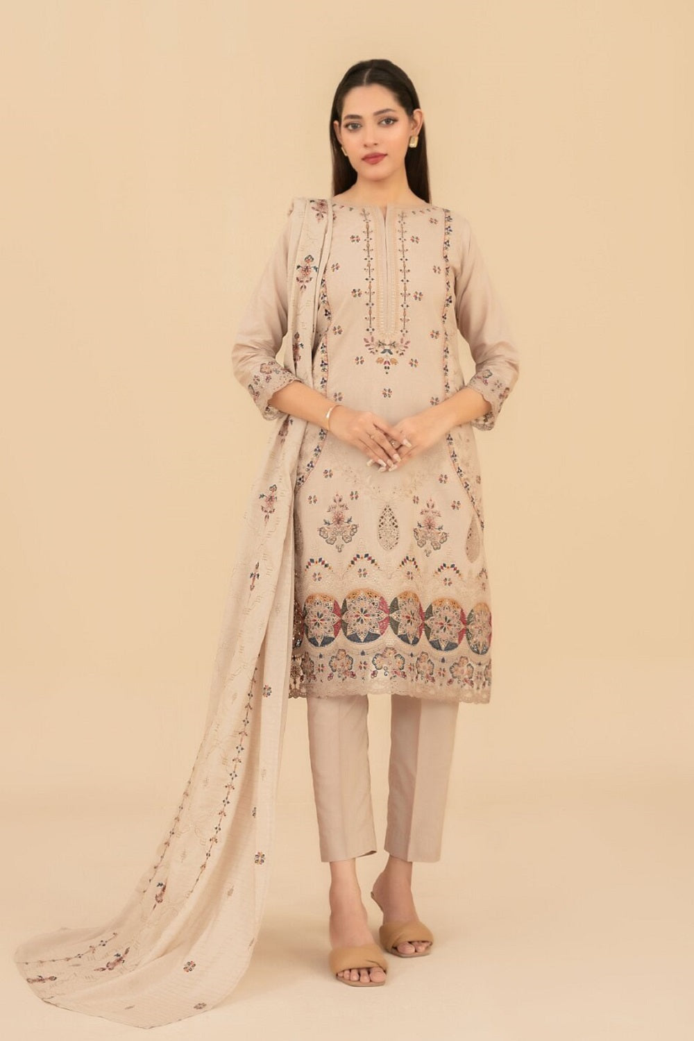 Tawakkal Esense Viscose D-4464 – Tawakkal 3-piece unstitched suit