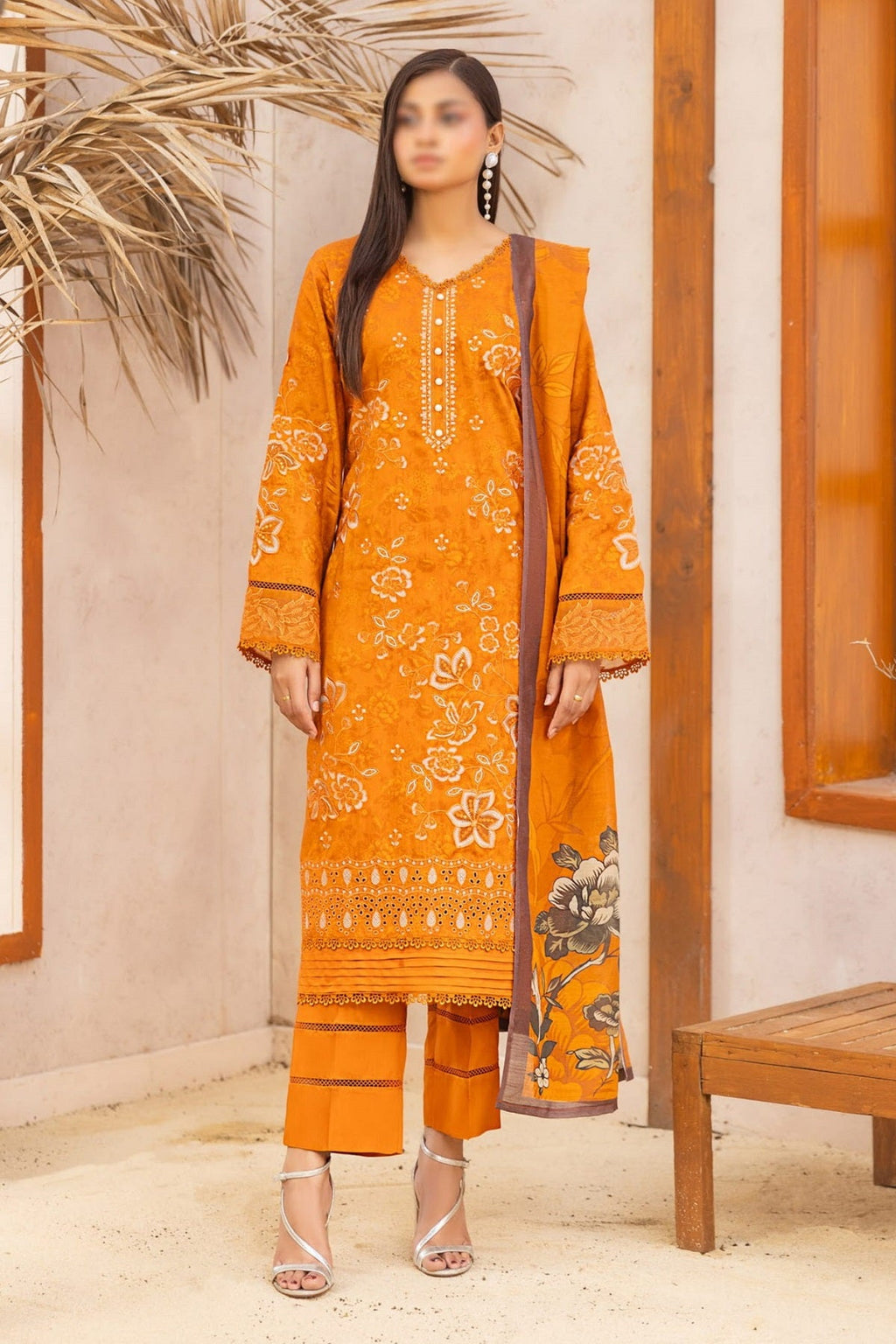 Fantak Premium Viscose FAW-221 – Fantak 3-piece unstitched suit