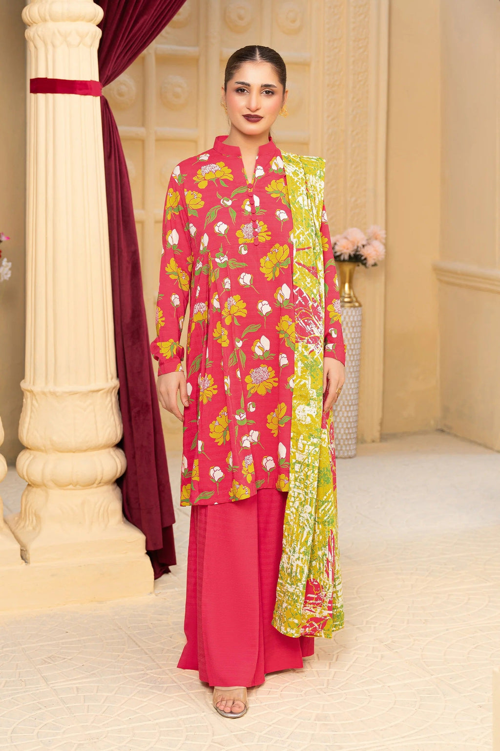 Safa Noor Nayab Linen SN-04 – Safa Noor 3-piece unstitched suit