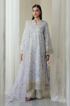 Afrozeh Day Break Lawn D-14 (Dovemist) – Afrozeh 3-piece unstitched suit