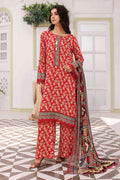 Aalaya Coral Print Viscose D-04 – Aalaya 3-piece unstitched suit