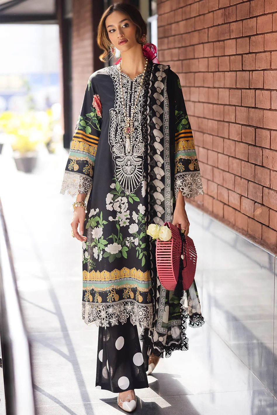 After Hours Lawn By Mahnur D-02 – Mahnur 3-piece unstitched suit