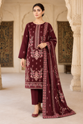Mishal Leather Peach By Bin Rashid D-04 – Bin Rashid 3-piece unstitched suit