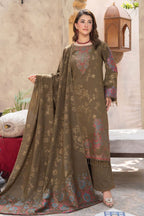 Alif Brosha Winter By Eman Arts AW-91 – Eman Arts 3-piece unstitched suit