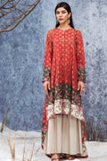 Limelight Jacquard U0860 Orange Kurti – Limelight unstitched shirt