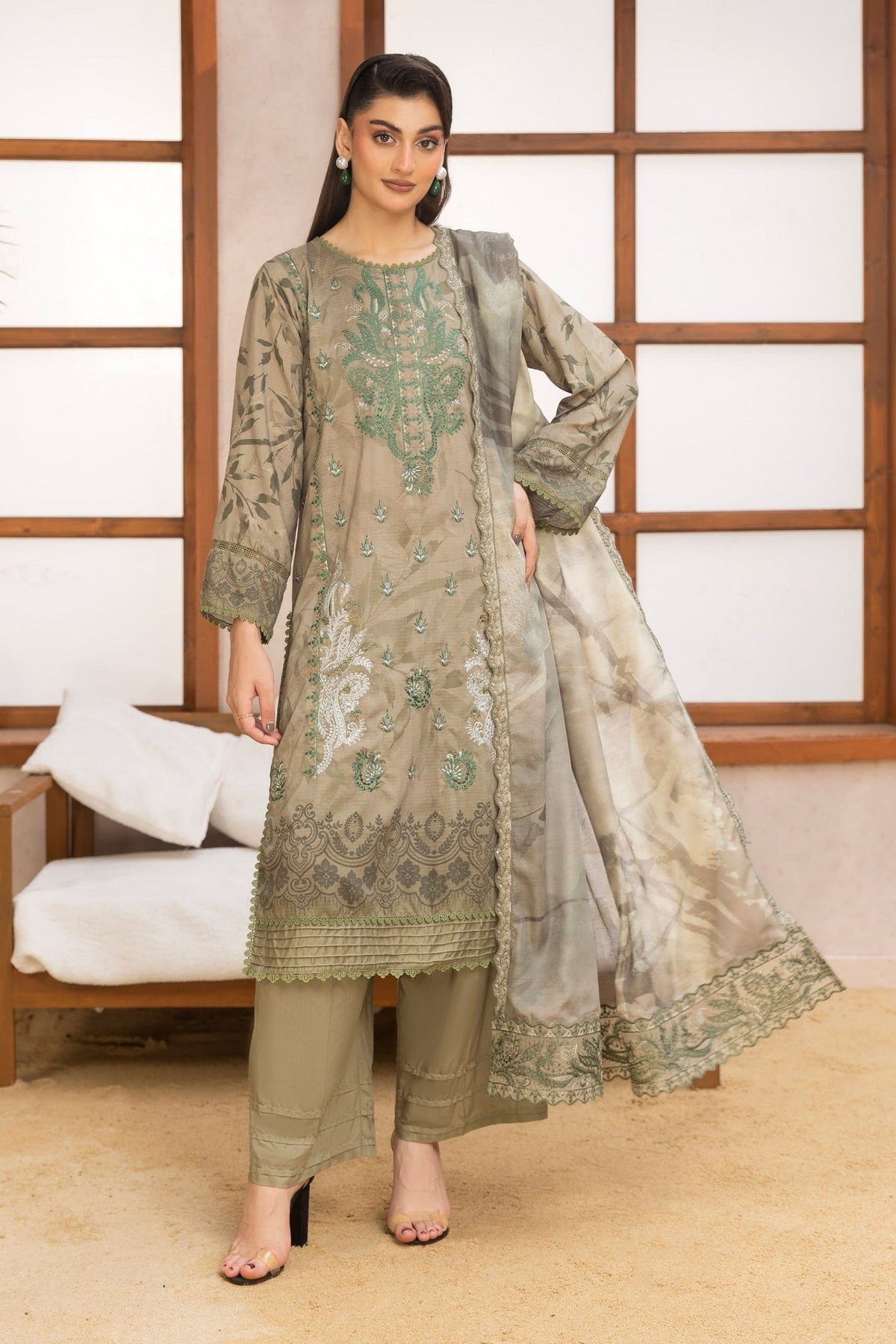 Abisha Premium Viscose D-04 by Abisha Fabrics – Abisha Fabrics 3-piece unstitched suit