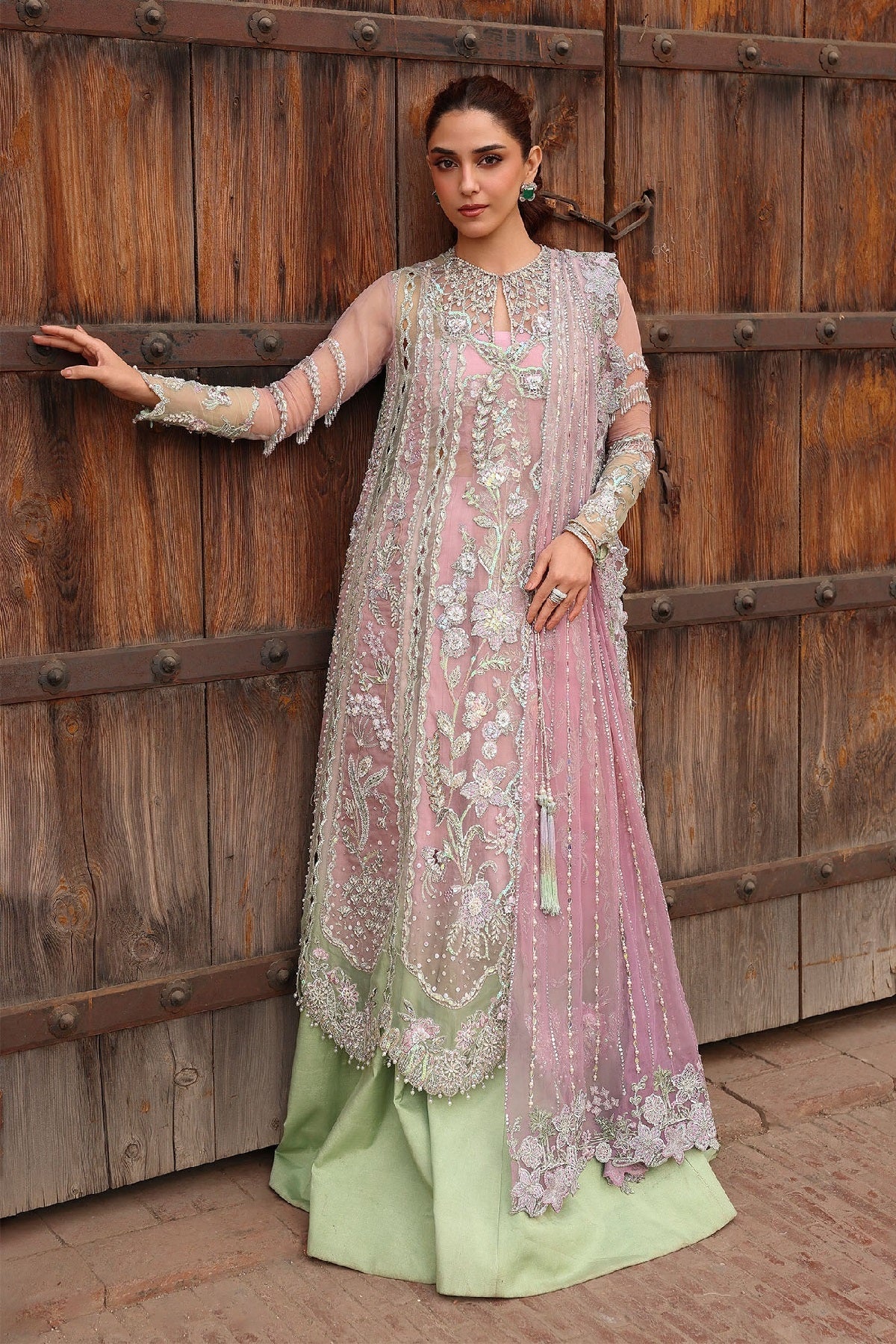 Crimson Wedding D-04 (Tilsam) – Crimson 2-piece unstitched suit