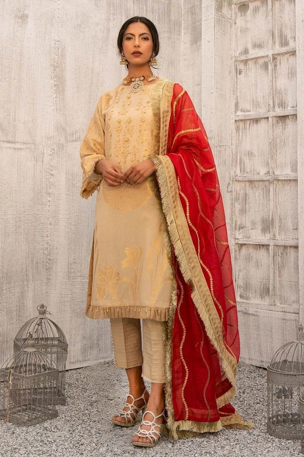 Charizma Signature Lawn Jacquard CLJ-04 – Charizma 3-piece unstitched suit