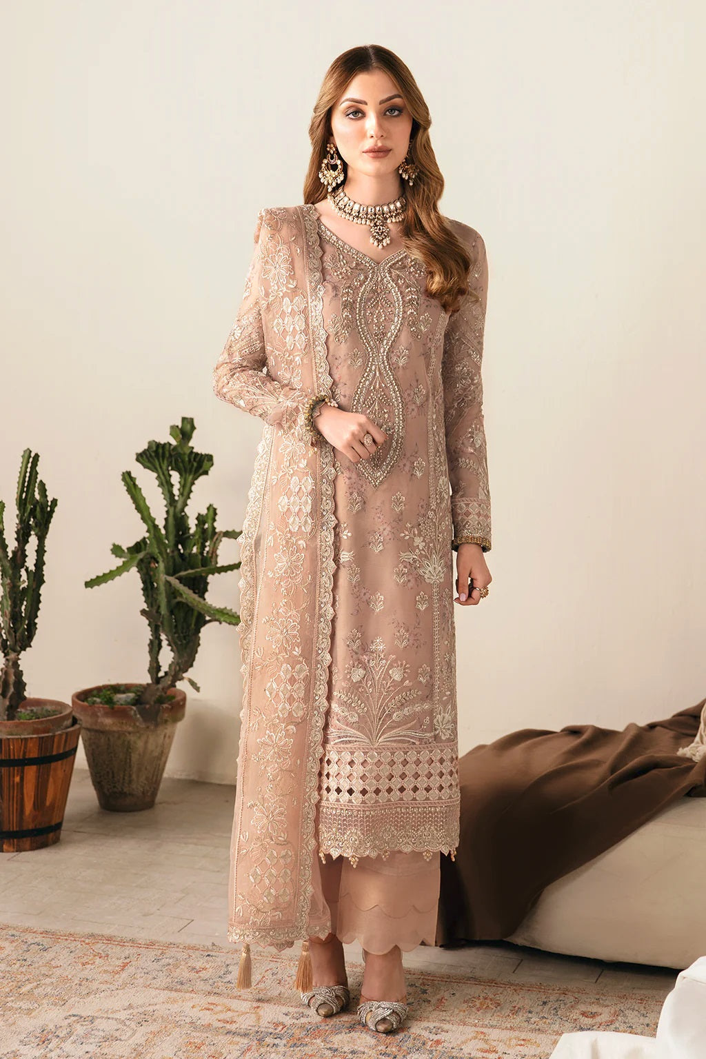 Ramsha Festive Formal E-104 – Ramsha 3-piece unstitched suit