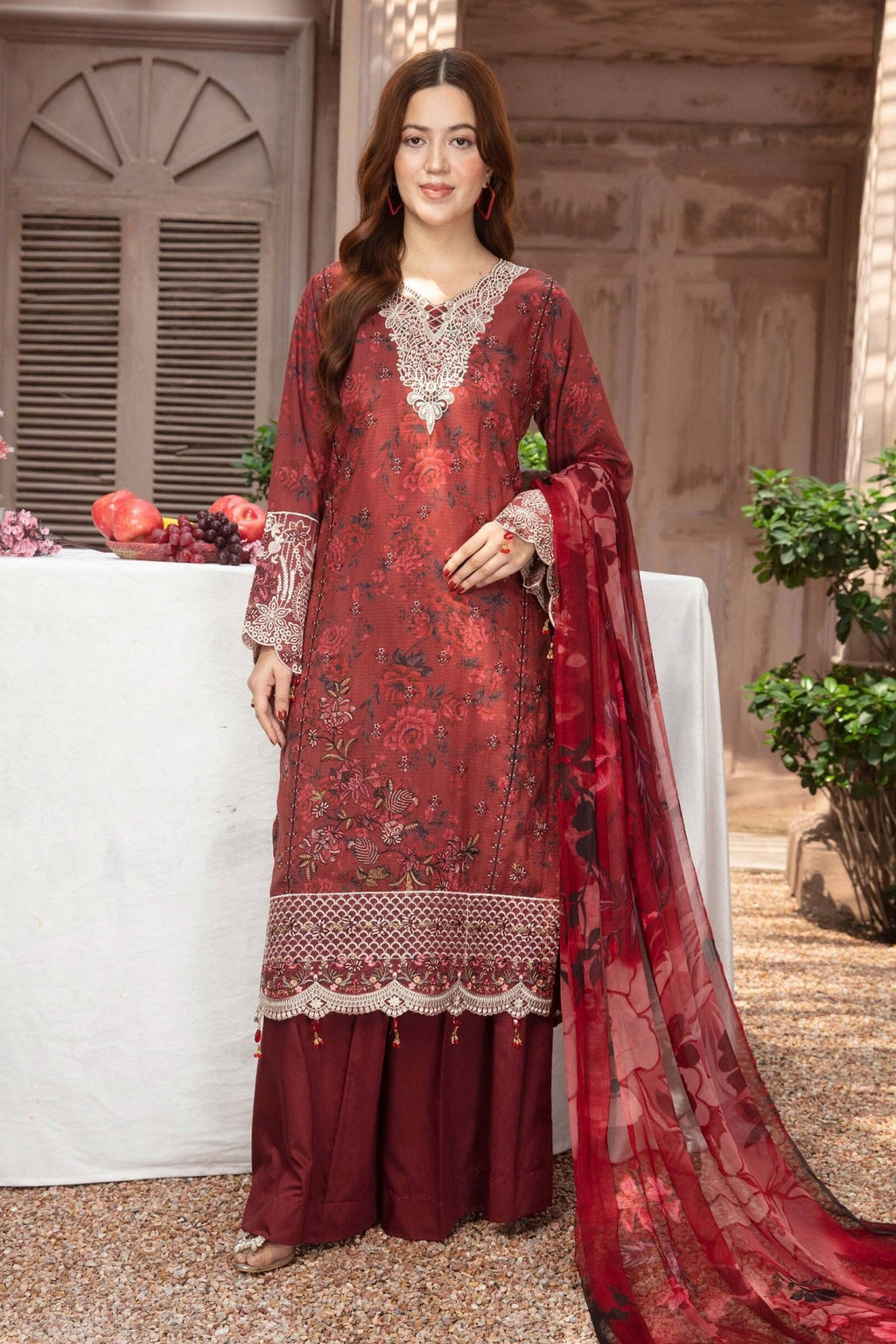 Abisha Basic Viscose D-04 by Abisha Fabrics – Abisha Fabrics 3-piece unstitched suit