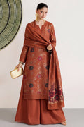 Alif Brosha Winter By Eman Arts AW-100 – Eman Arts 3-piece unstitched suit
