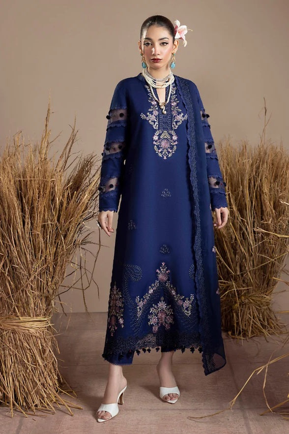 Mushak Karandi By Humdum D-04 – Humdum 3-piece unstitched suit