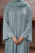 Manahil Ash Blue Abaya by Al Deebaj
