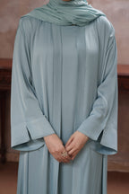 Manahil Ash Blue Abaya by Al Deebaj
