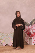 Minha Dark Brown Abaya by Al Deebaj