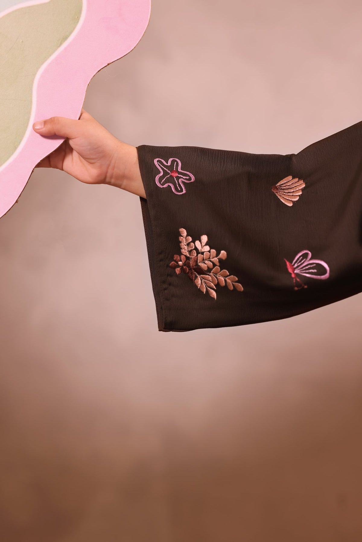 Minha Dark Brown Abaya by Al Deebaj, photo 5