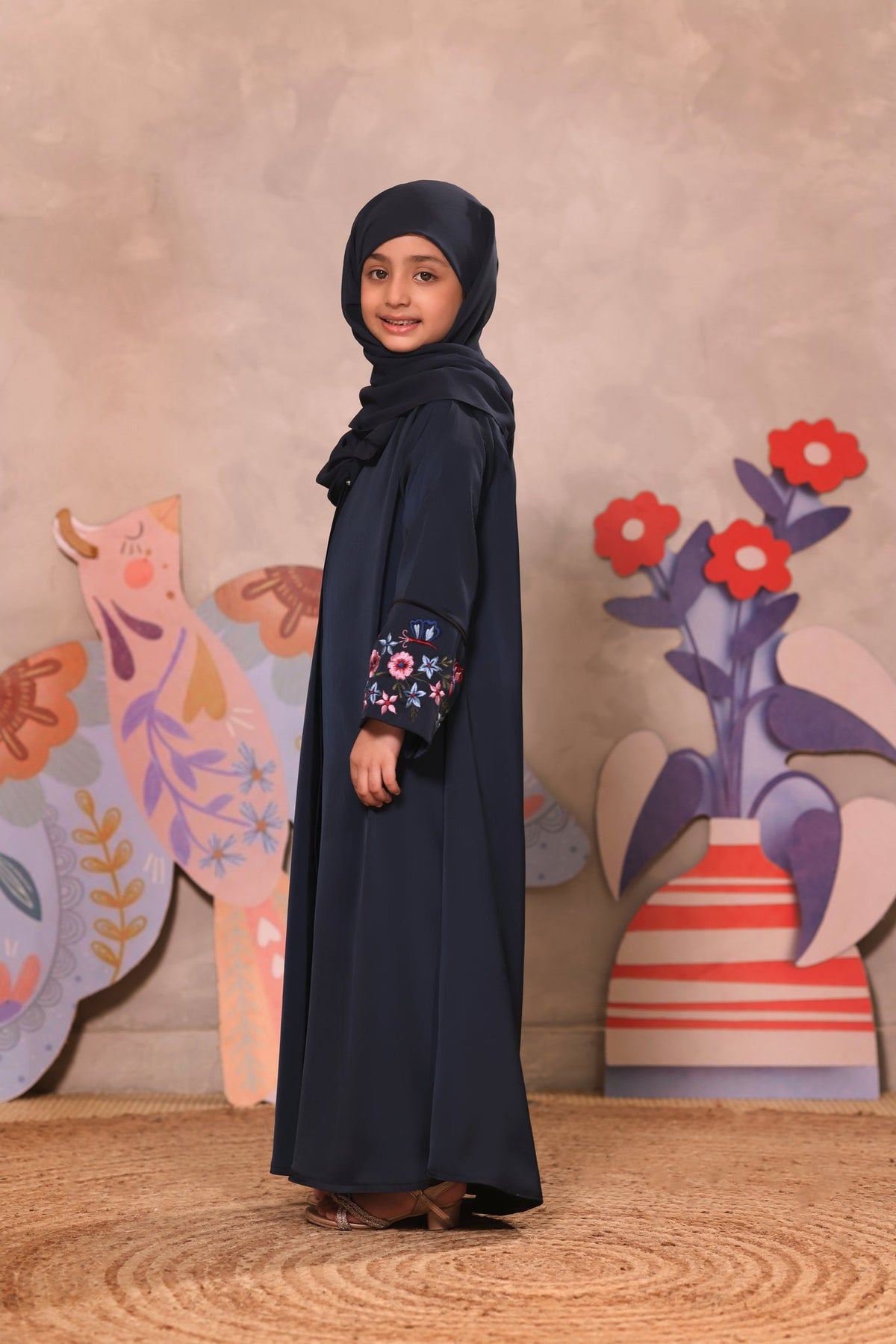 Meerub Navy Abaya by Al Deebaj, photo 2