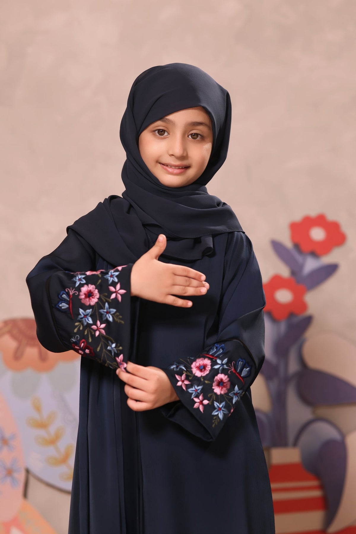 Meerub Navy Abaya by Al Deebaj, photo 4