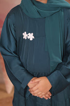 Aizal Teal Abaya by Al Deebaj, photo 2