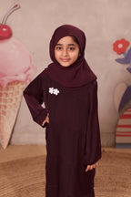 Aizal Maroon Abaya by Al Deebaj, photo 4