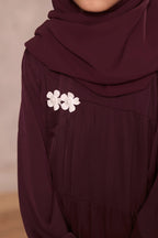 Aizal Maroon Abaya by Al Deebaj, photo 2