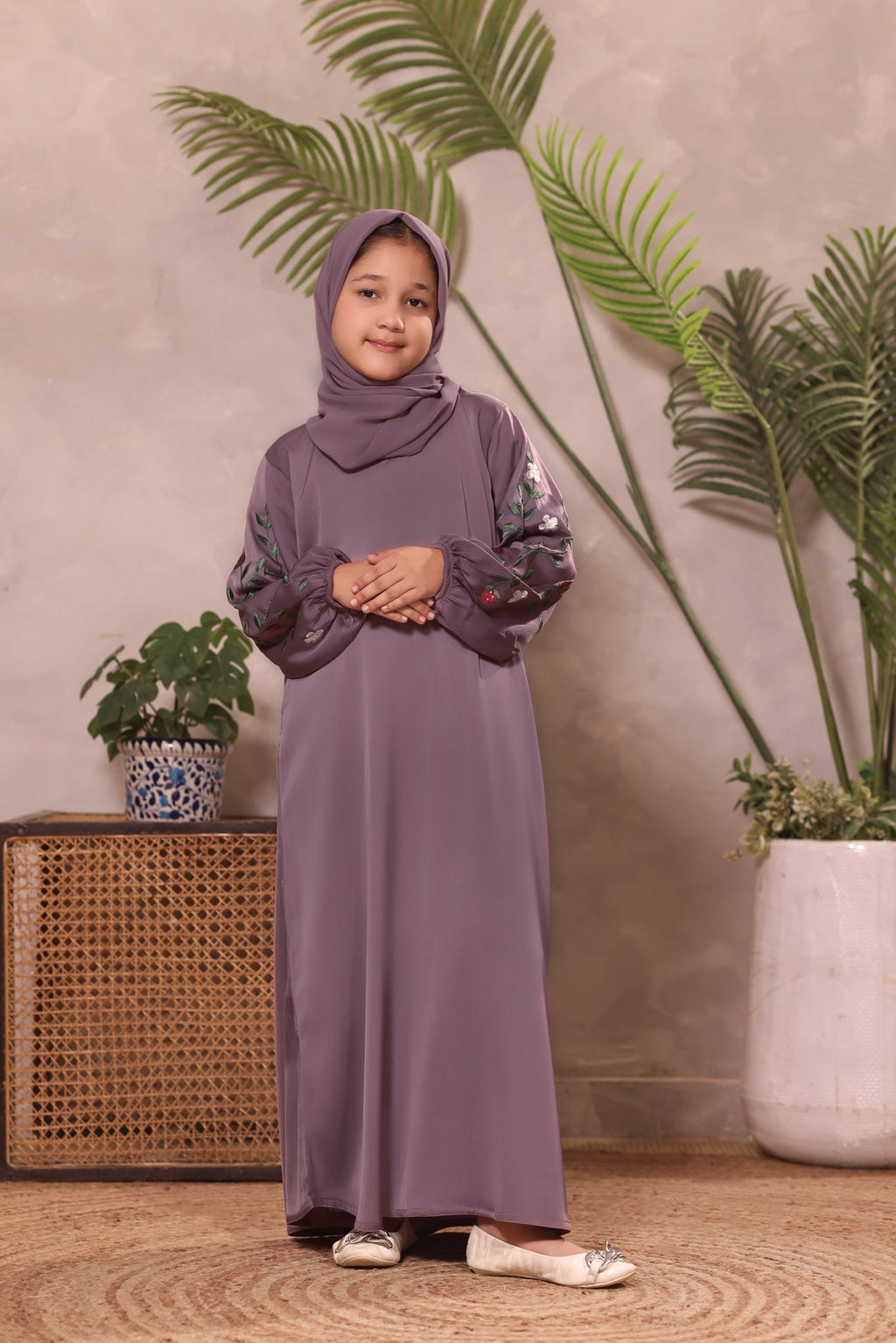 Miral T.Pink Abaya by Al Deebaj