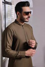 Golden Brown Kurta Pajama by Al Deebaj, photo 3