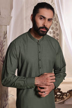 Green Kurta Pajama by Al Deebaj
