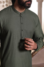 Green Kurta Pajama by Al Deebaj, photo 3