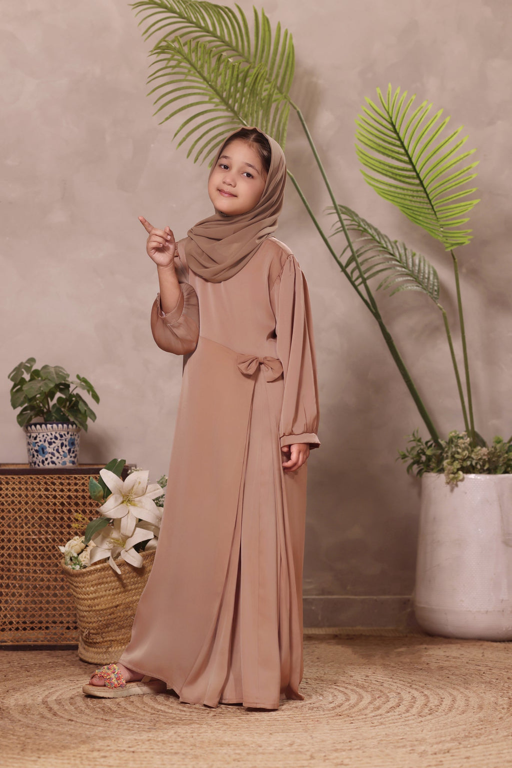 Sehrish Biscuit Abaya by Al Deebaj, photo 2