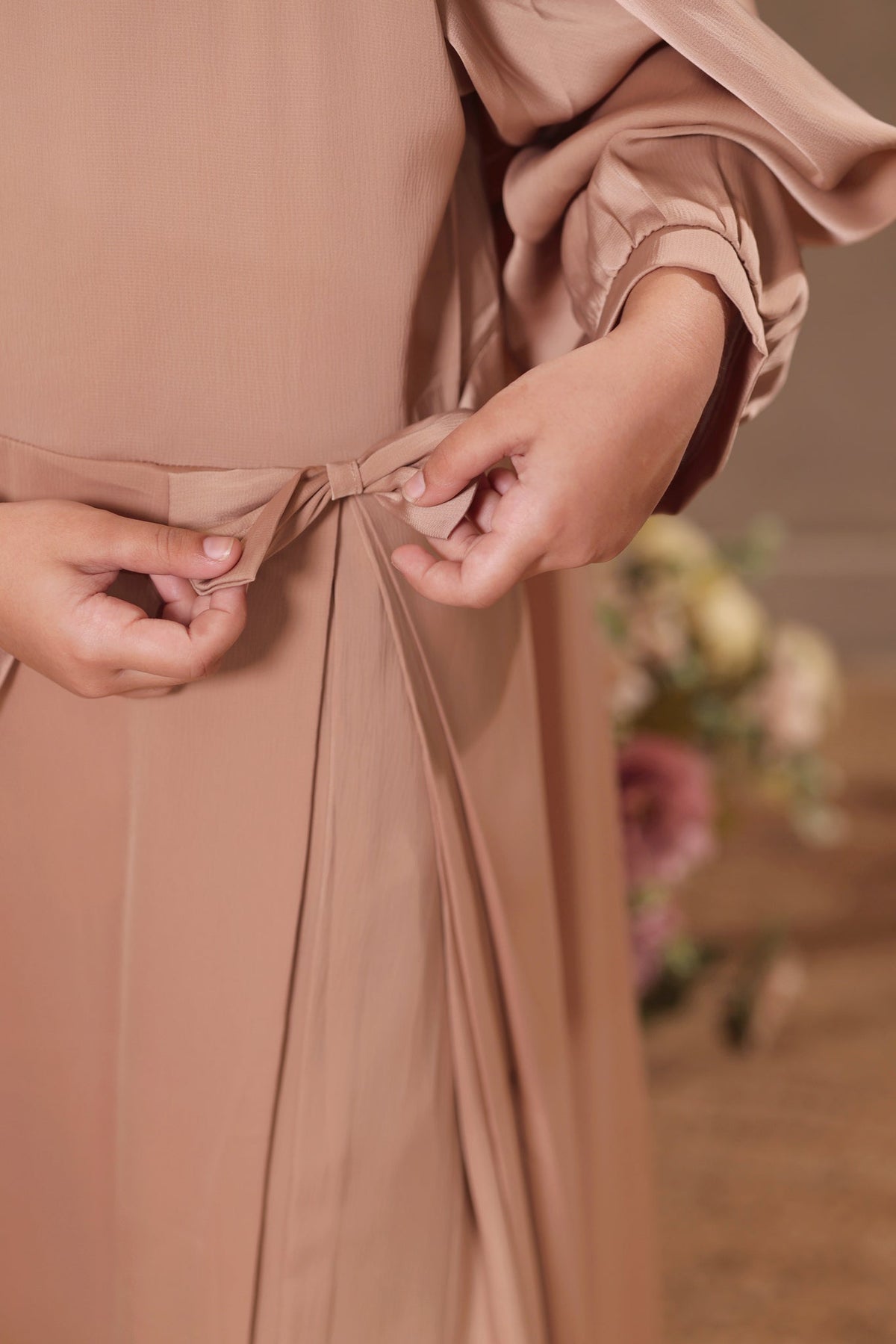 Sehrish Biscuit Abaya by Al Deebaj, photo 3