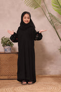 Miral Black Abaya by Al Deebaj