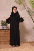Miral Black Abaya by Al Deebaj
