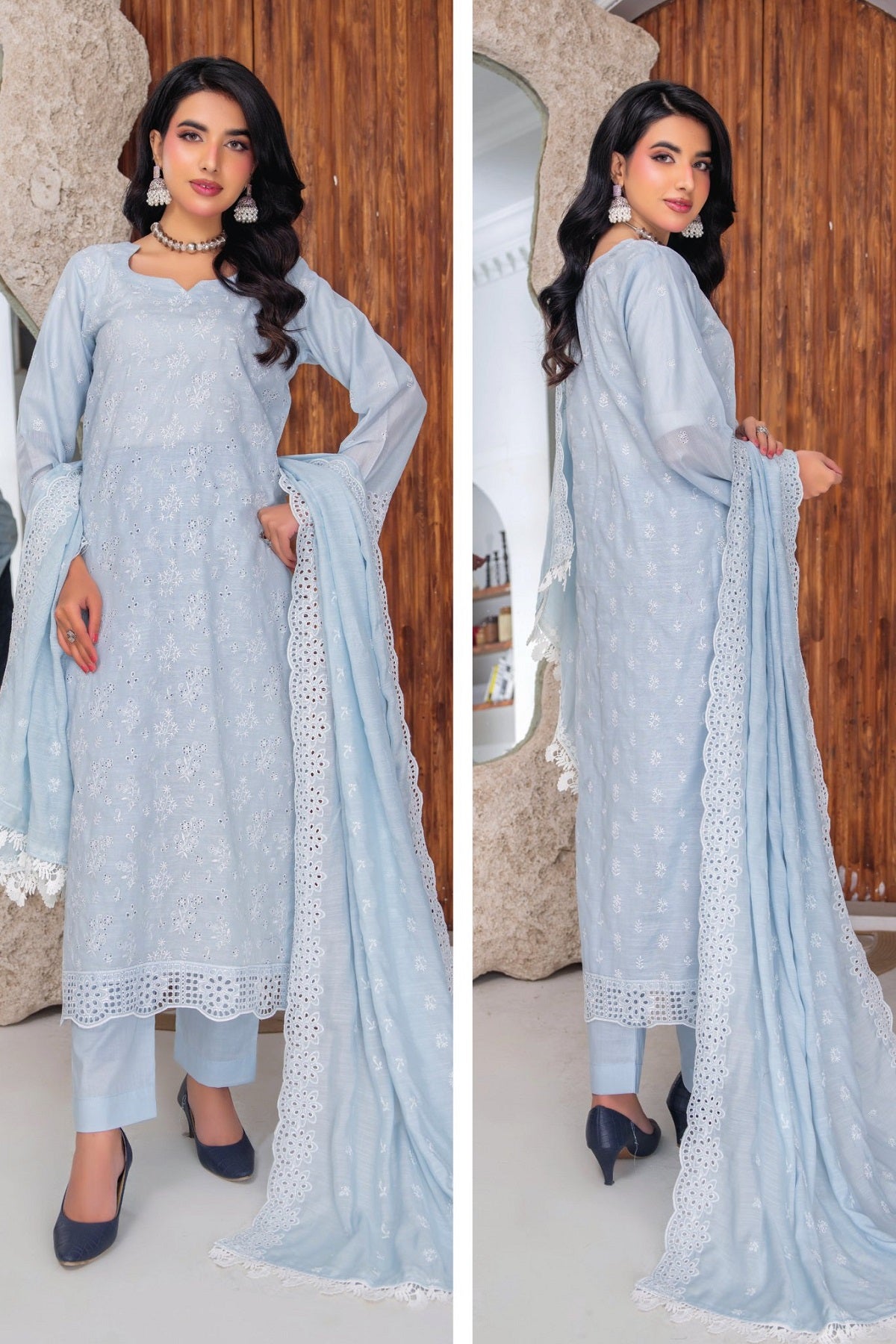 Samar Lawn By Riaz Arts D-05 – Riaz Arts 3-piece unstitched suit