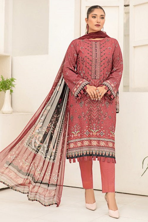 Dosti Karandi By Puri Fabrics D-04 – Puri Fabrics 3-piece unstitched suit