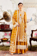 Kara Kamdani Formal Wear KRCN-2505 (Autumn Mustard) by Kara Luxe – Kara Luxe 3-piece unstitched suit