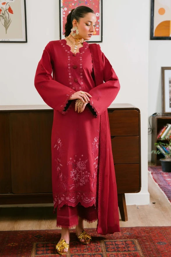 Fareeha Viscose By Humdum D-05 – Humdum 3-piece unstitched suit