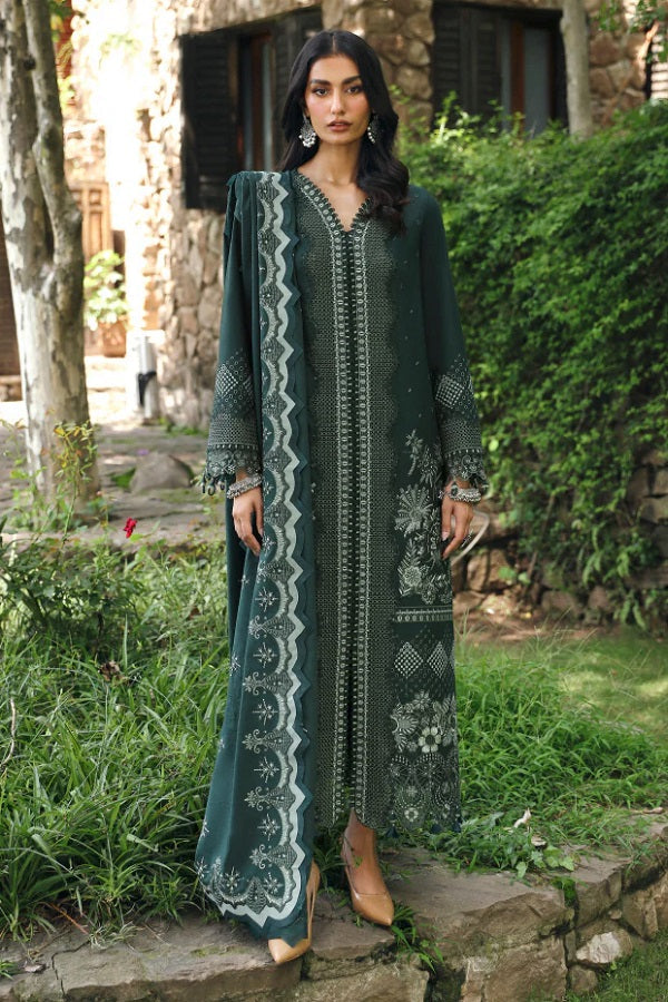 Qalamkar Qlinekari Linen LM-05 (Ailis) – Qalamkar 3-piece unstitched suit