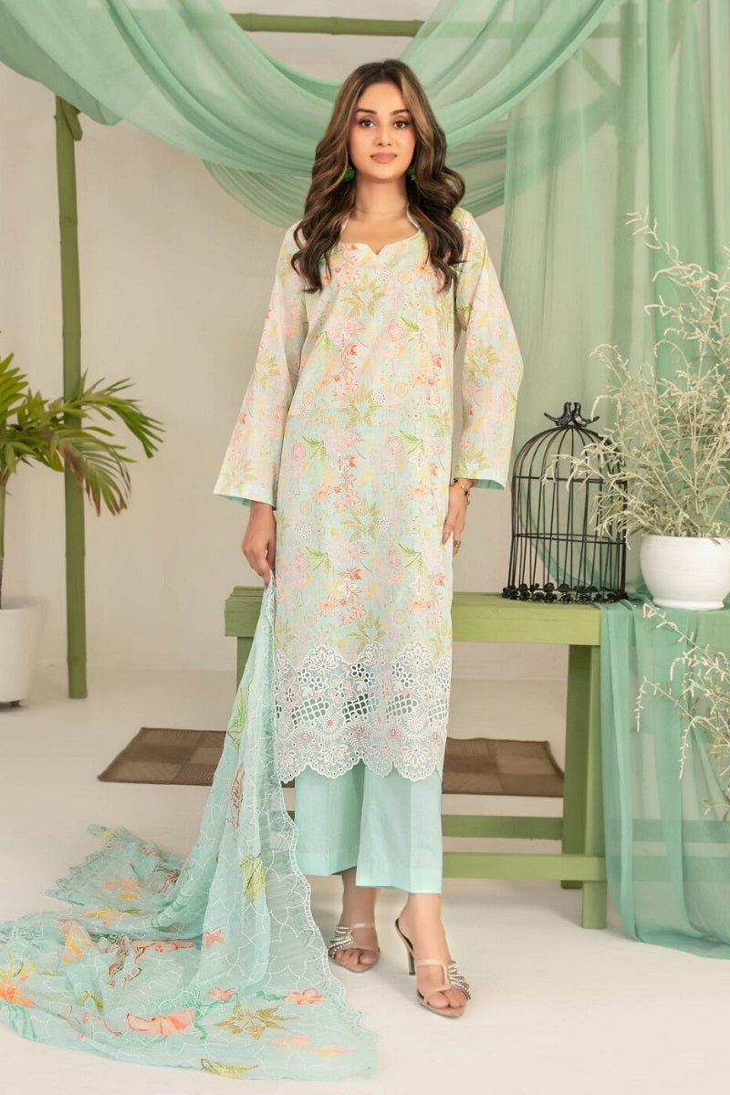 Tawakkal Sionya Lawn D-4081 – Tawakkal 3-piece unstitched suit