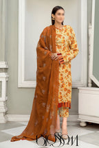 Fantak Linen FAW-80 – Fantak 3-piece unstitched suit