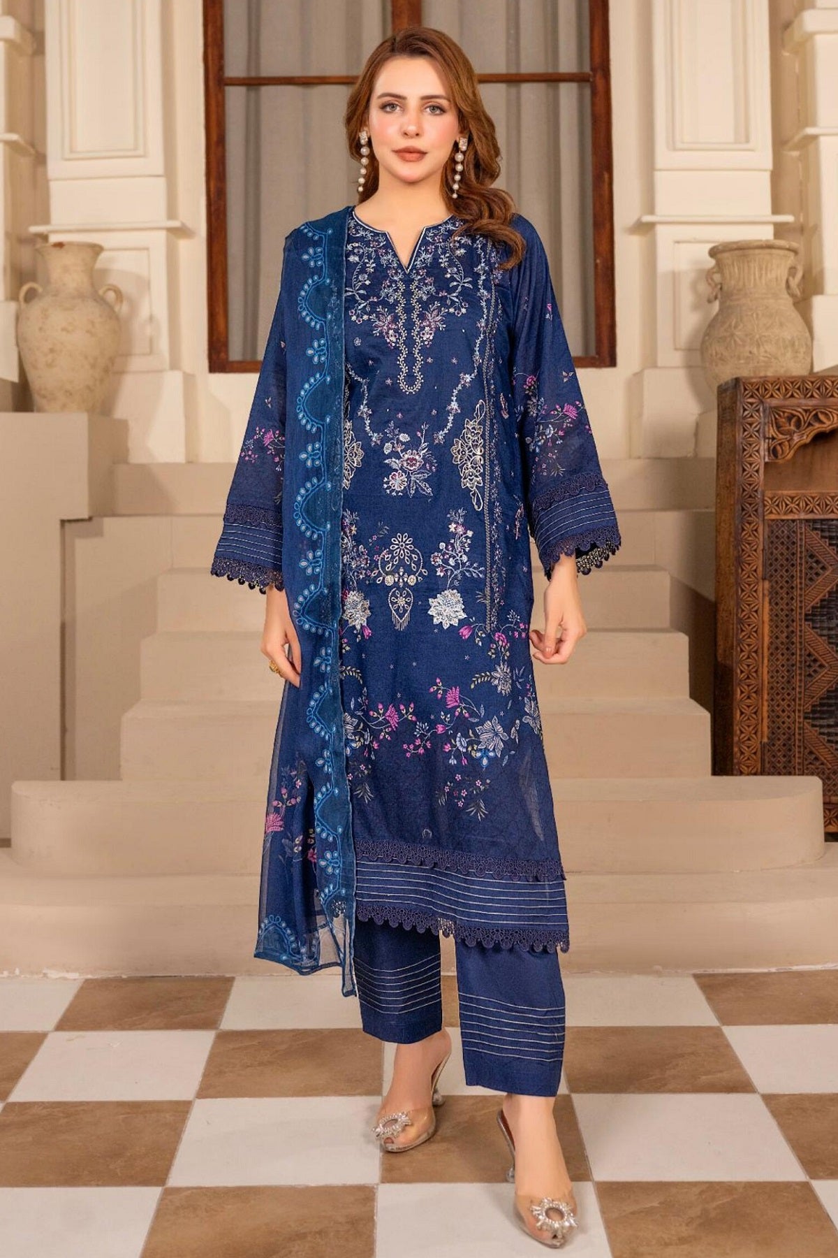 Abisha Lawn D-05 by Abisha Fabrics – Abisha Fabrics 3-piece unstitched suit