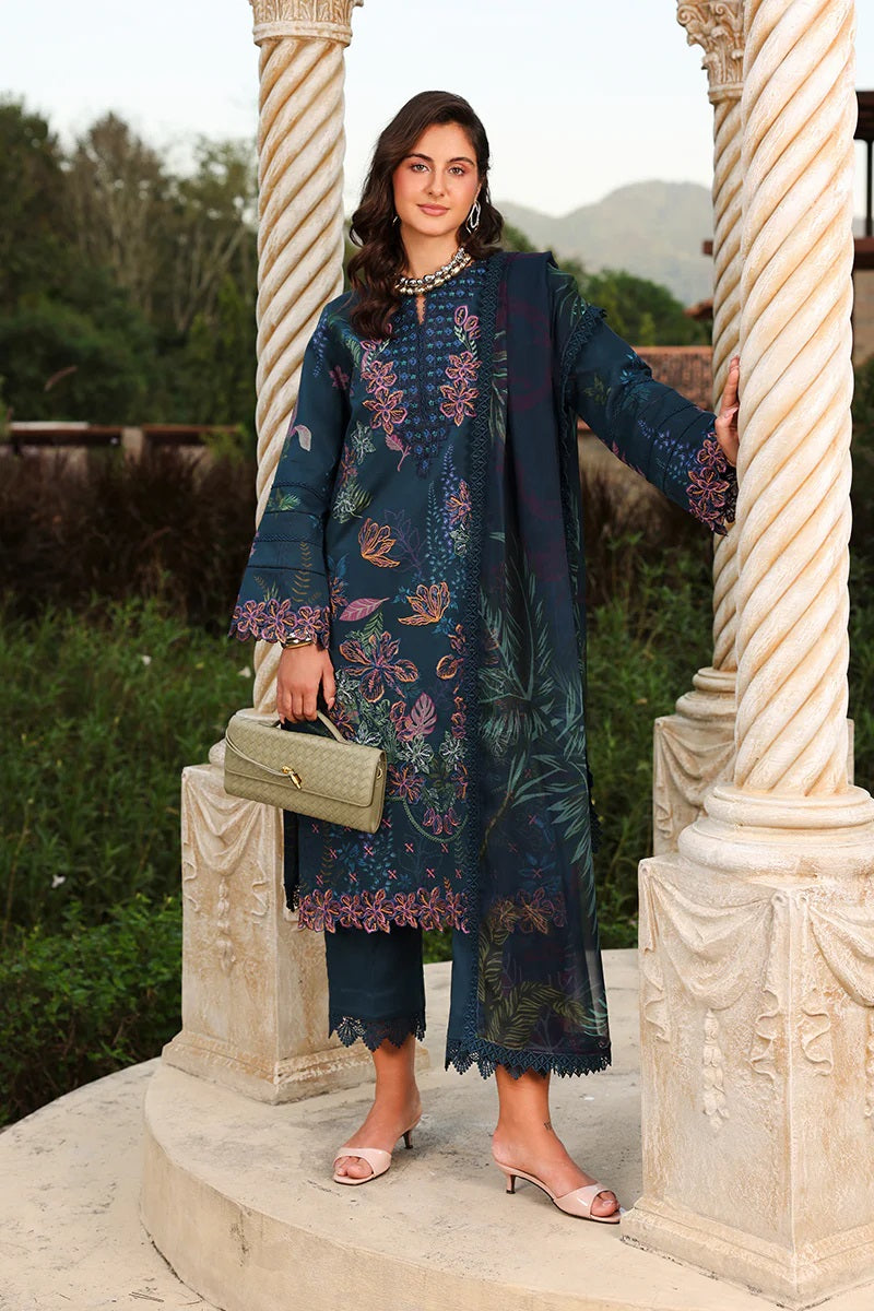 Rang Rasiya Florence Lawn D-05 (Eshal) – Rang Rasiya 3-piece unstitched suit