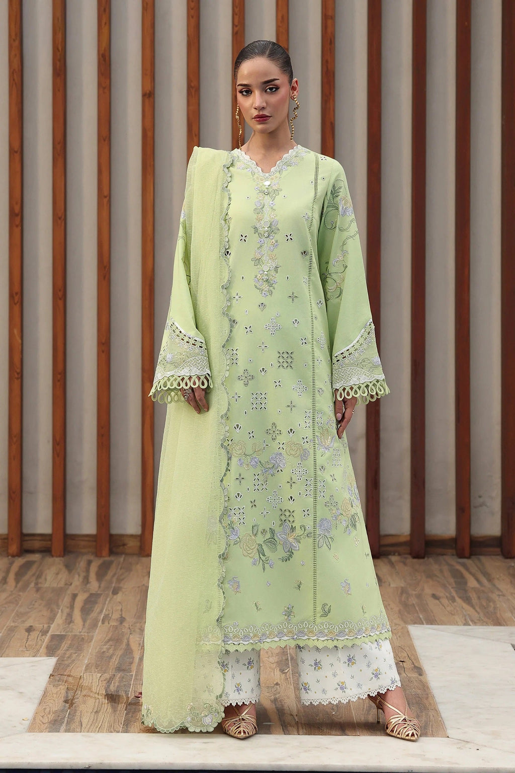 Qalamkar Qline Lawn QKL-05 (Anaya) – Qalamkar 3-piece unstitched suit