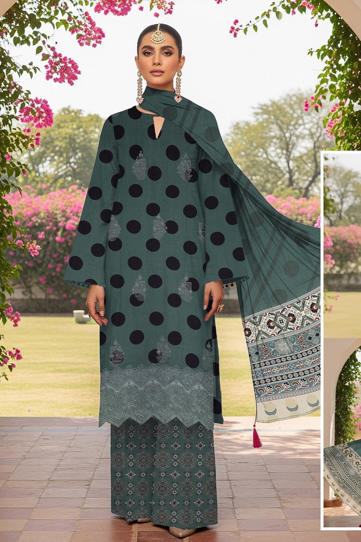 Palwasha Kanwal Linen D-05 – Palwasha 3-piece unstitched suit