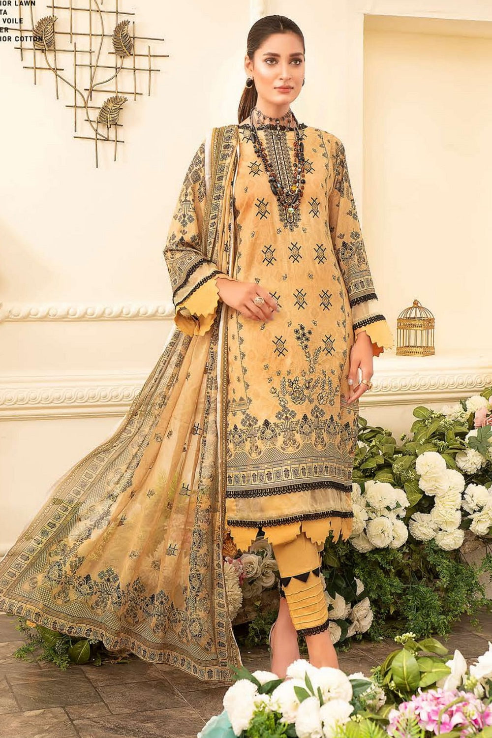 Aalaya Mehak Lawn D-05 – Aalaya 3-piece unstitched suit