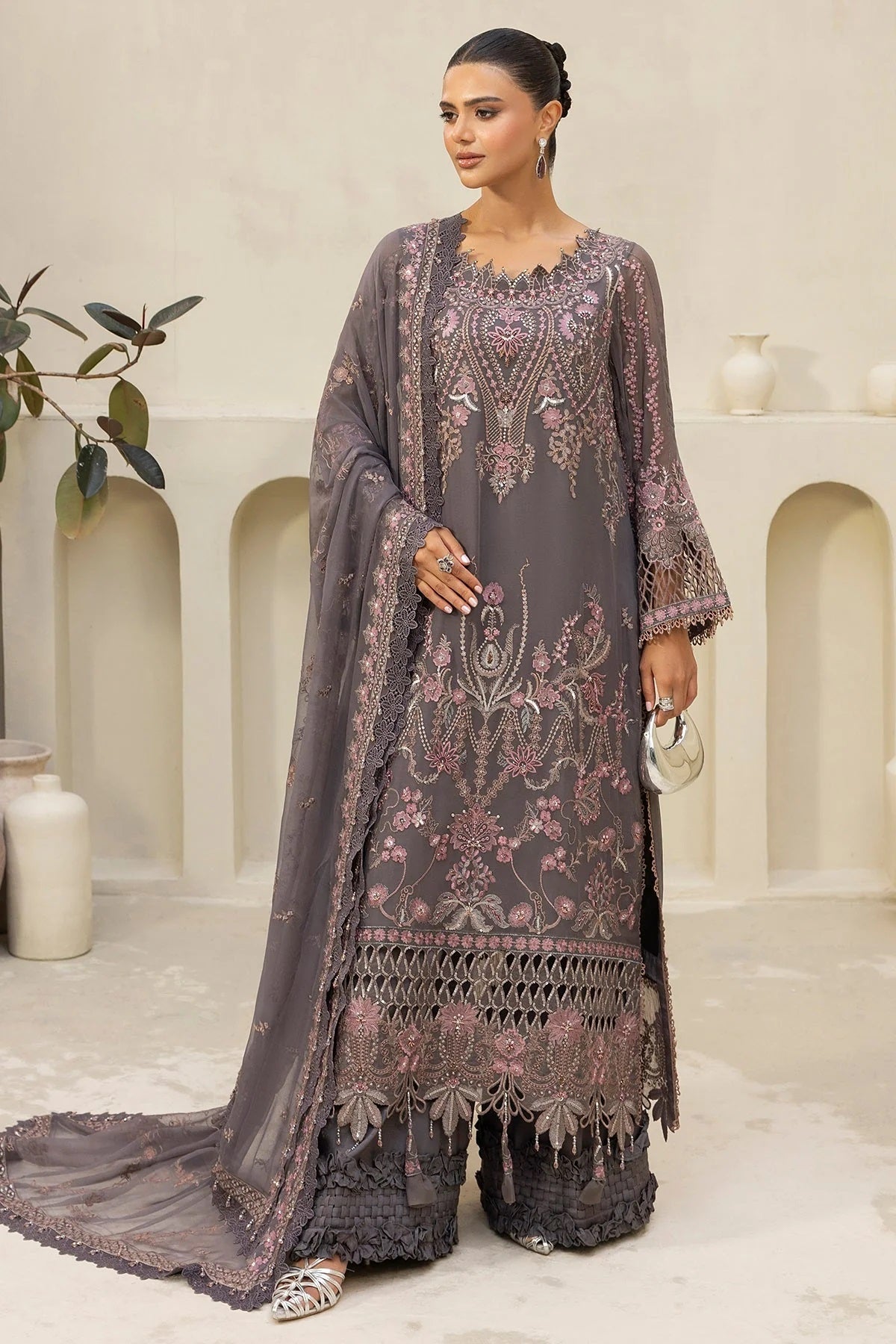Razab Baad-e-Saba Formal Wear RBS-05 – Razab 3-piece unstitched suit