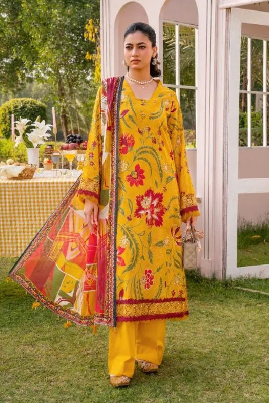 Rajis Gul Rang Lawn RJ-05 by Raji's – Raji's 2-piece unstitched suit